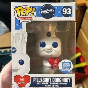 Funko Pop Pillsbury Doughboy Be Mine Valentines day Funko Shop Exclusive #93